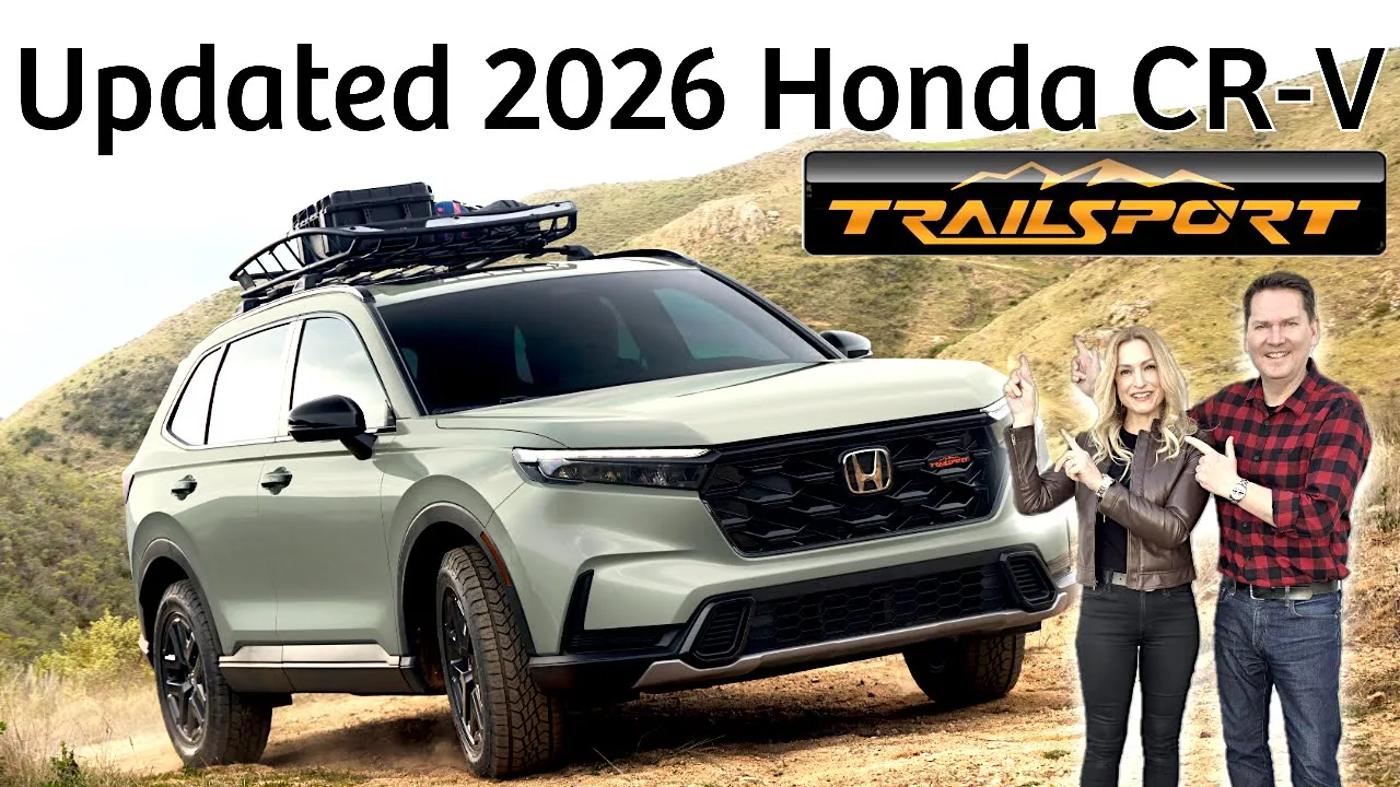 Honda's answer to RAV4 // 2026 Honda CR V update, plus TrailSport