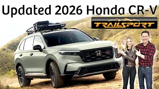 Honda's answer to RAV4 // 2026 Honda CR V update, plus TrailSport