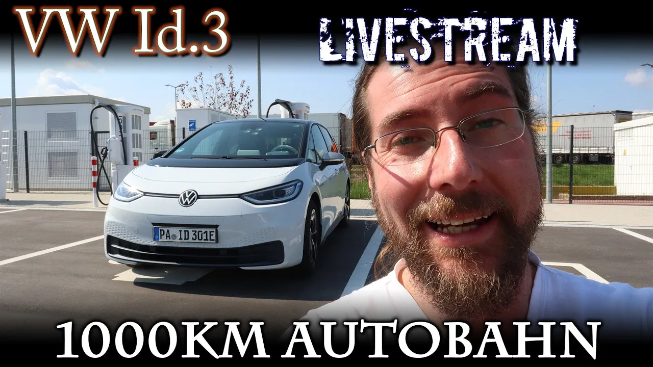 (live) VW Id.3 1000km Autobahn