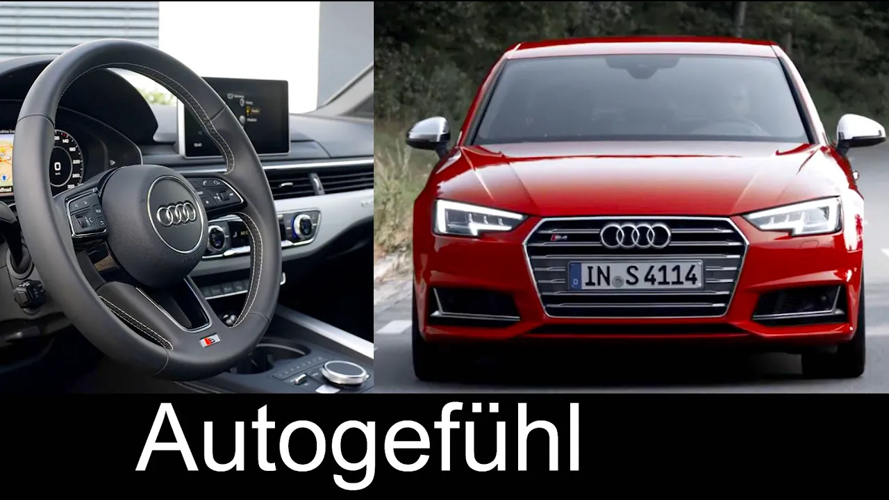 All-new Audi S4 exterior/interior detailed shots with racetrack - Autogefühl