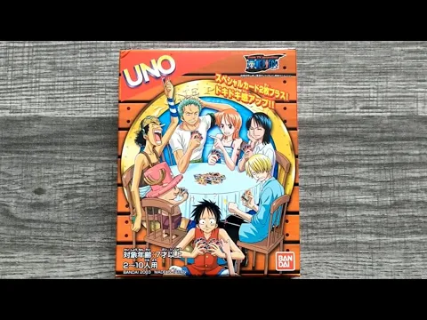 UNO Anime One Piece Cards
