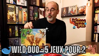WILD DUO 🐒 5 jeux pour 2 joueurs