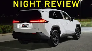 GOOD LIGHTING?? -- NEW 2026 Toyota RAV4 at NIGHT! (Headlights, Exterior & Interior)