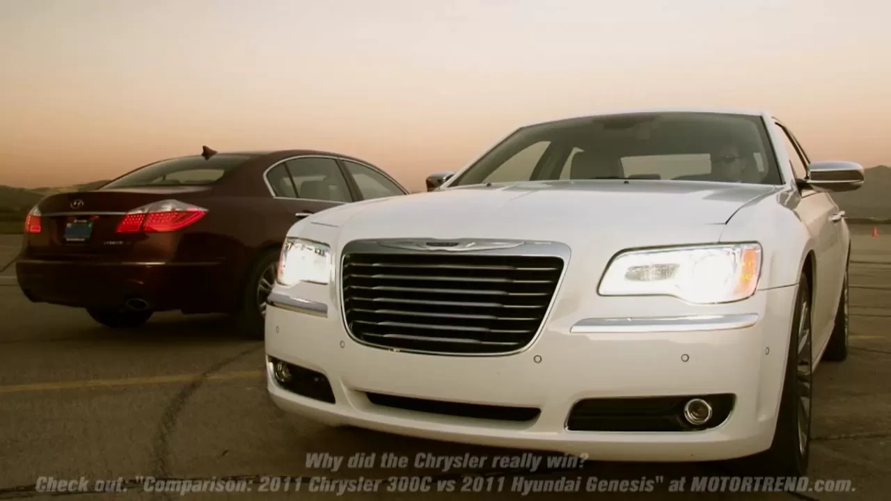 Mafioso Olimpico: 2011 Chrysler 300C vs 2011 Hyundai Genesis
