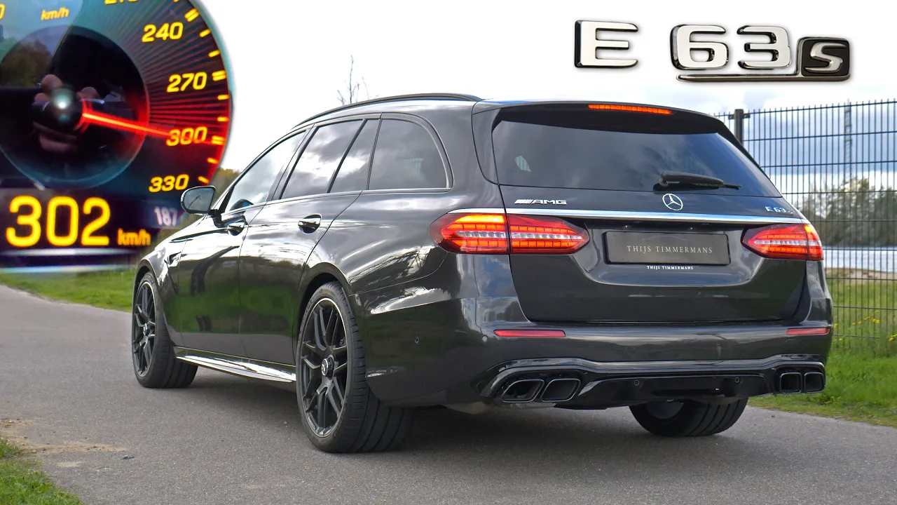 2022 Mercedes AMG E63 S WAGON | 0-300KM/H ACCELERATION & SOUND