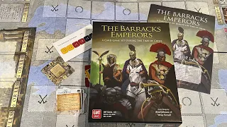 The Barracks Emperors (GMT) - Unboxing