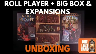 Roll Player — Unboxing (Big Box + Expansions + Storage + Promos)