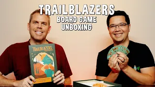 Unboxing Trailblazers - Hiking, Biking, and Kayaking Board Game