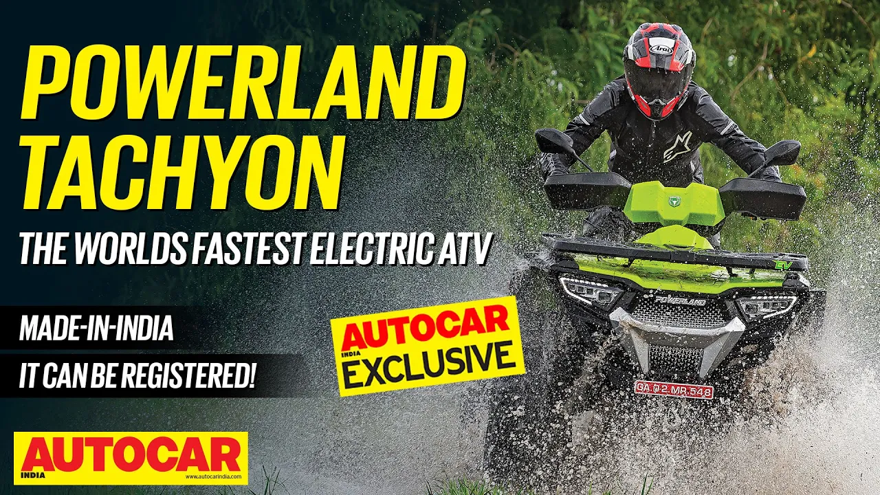 Powerland Tachyon review - World's fastest electric ATV! | First Ride | Autocar India