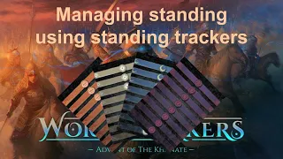 Managing standing using standing trackers