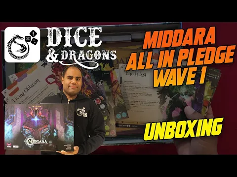 Dice and Dragons - Middara Unintentional Malum All In Pledge Wave 1 Unboxing