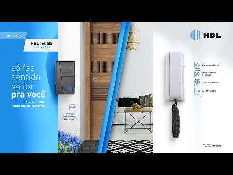 Kit Porteiro Eletrônico Residencial HDL Class