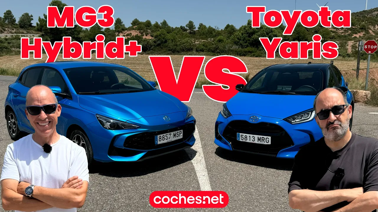 MG3 Hybrid + vs Toyota Yaris | Comparativa / Test / Review en español | coches.net