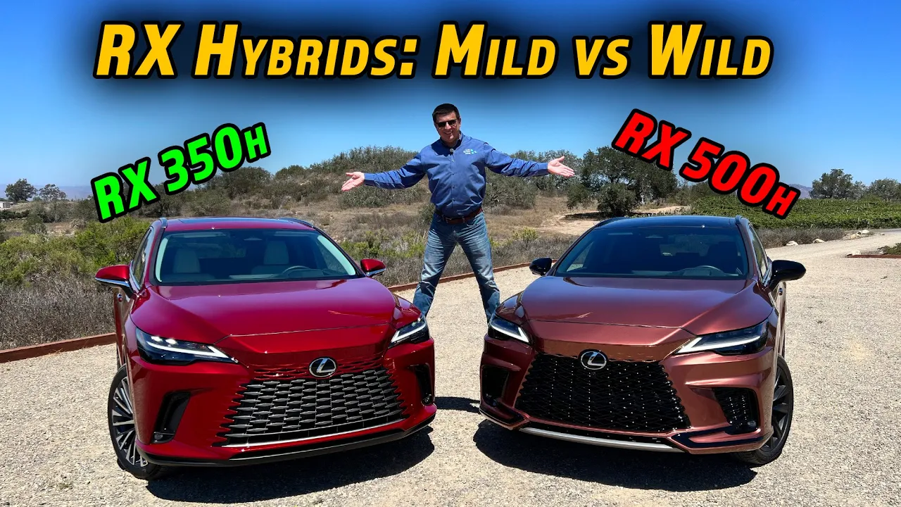 Efficiency Or Performance? Lexus Finally Offers A Choice | 2023 RX 350h & 500h First Drive
