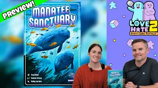 Manatee Sanctuary - A Non-Gamer's Preview Of This 'I Split You Choose' Tile Laying Game