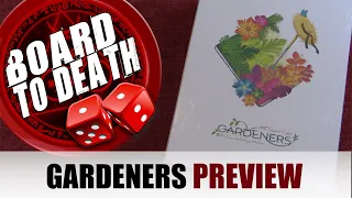 Gardeners Board Game Co op and Solo Video by Board to Death TV