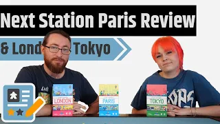 Next Station: Paris, Londo & Tokyo Reviews - Flip & Write Your Way Around The World