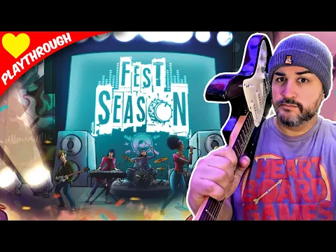 Fest Season Playthrough / Game Play! 4p (On Kickstarter!)