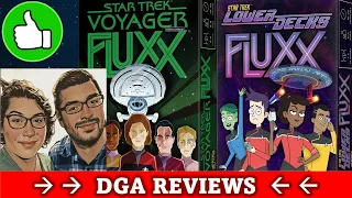 DGA Reviews Board Games: Star Trek: Voyager Fluxx & Star Trek: Lower Decks Fluxx