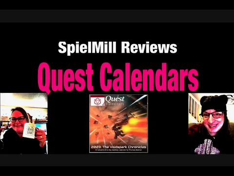 SpielMill Reviews The Quest Calendars - A Page-per-Day RPG Board Game Calendar