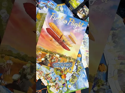 Fly a plane from the safety of your own ! #boardgames #firstinflight #letsplay