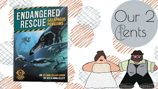 Save the Penguins! With 18 Cards - Our 2 Cents on Endangered Rescue! #1: Galapagos Penguins