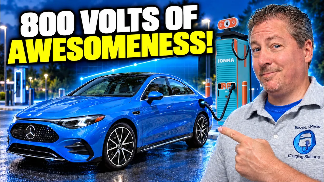 Why the Mercedes CLA’s 800-Volt Charging System Is So Impressive