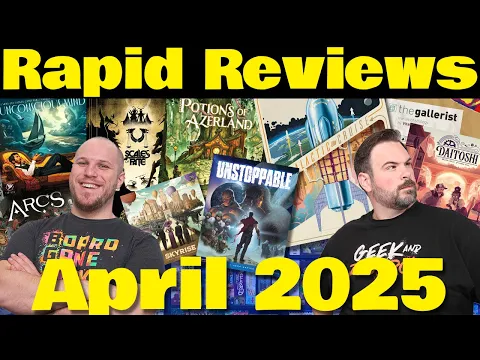 106 Game Reviews | 35 New Games | Rapid Reviews April 2025