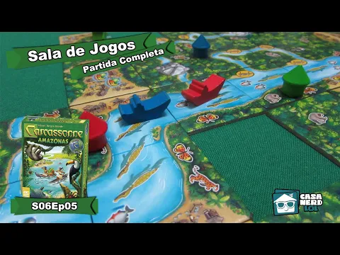 Carcassonne: Amazonas (Devir) - Gameplay | Casa NERD lol