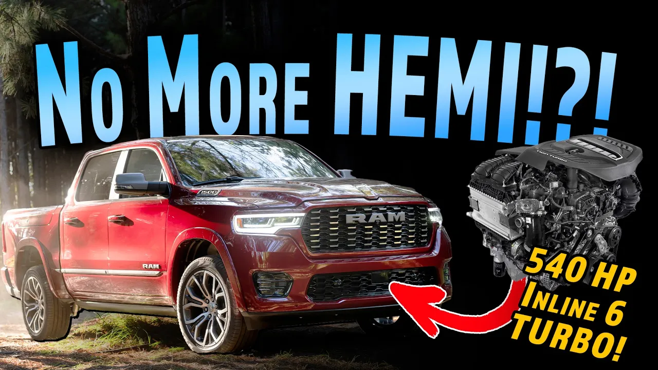 The 2025 RAM 1500 Says Goodbye To The 5.7L Hemi and Hello To A 540HP Hurricane