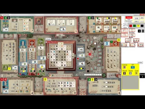 Teotihuacan: Complete 4-player Playthrough with 3 SOLO Bot Players