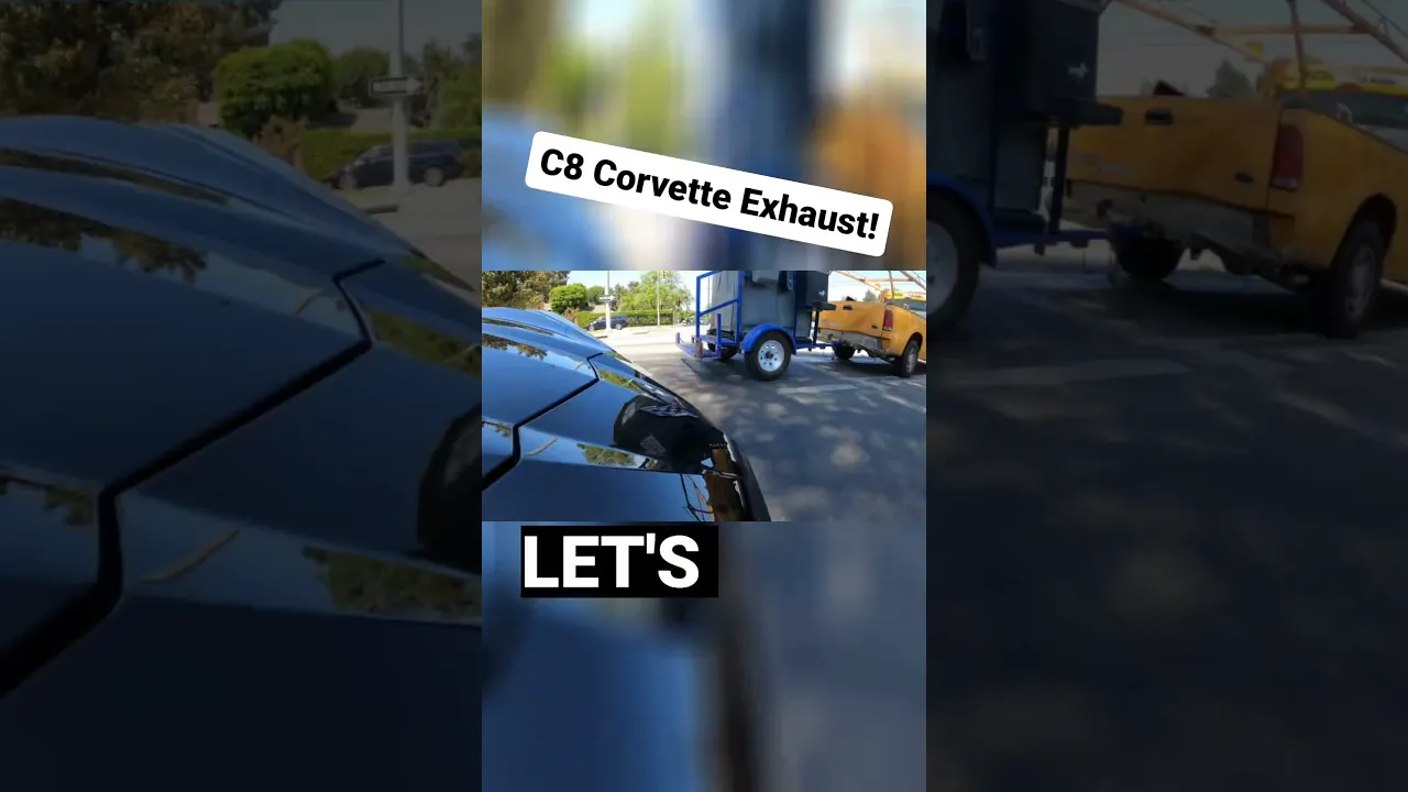C8 Corvette Exhaust! #shorts