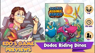 Edo's Dodos Riding Dinos Review (KS Preview)
