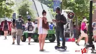 Picking Up Girls Using a Hoverboard!