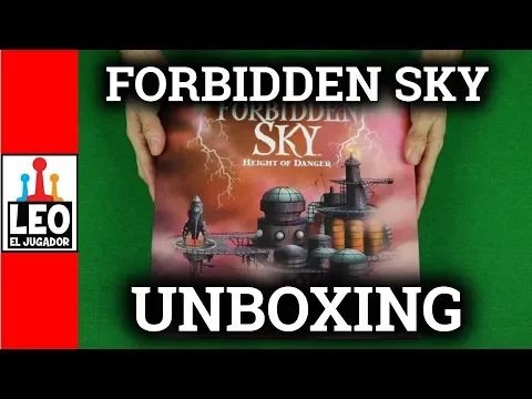Unboxing Rápido Forbidden Sky Board Game