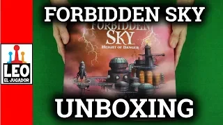 Unboxing Rápido Forbidden Sky Board Game