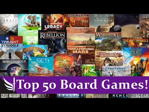 Top 50 Board Games 2026 (My All-Time Faves!)