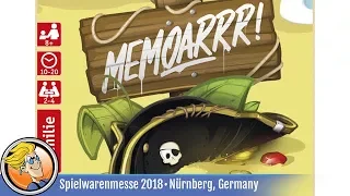 Memoarrr! — game preview at Spielwarenmesse 2018