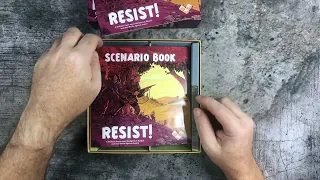 Unboxing the brand new Resist! from Salt and Pepper Games