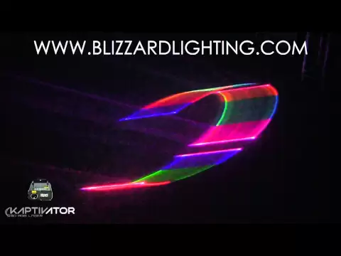 Product video thumbnail for Blizzard Kaptivator RGB Laser Fixture 2-Pack with DMX Controller