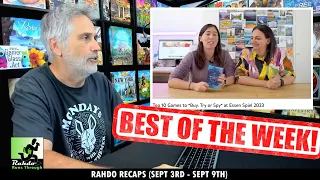 The NEW FELD game is a 4x?? What the what?!? | Rahdo Recaps the Boardgame Week (Sept 3rd - Sept 9th)