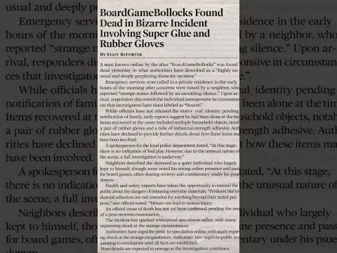 BoardGameBollocks found dead!!!
