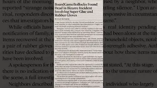 BoardGameBollocks found dead!!!