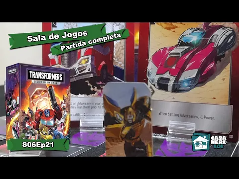 Transformers: Deck-Building Game (Renegade Game Studios) - Partida Completa | Casa NERD lol