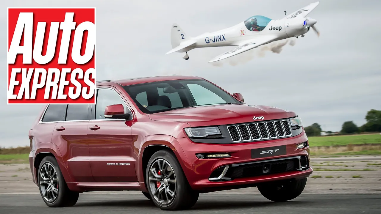 Jeep Grand Cherokee SRT vs a stunt plane: place your bets!