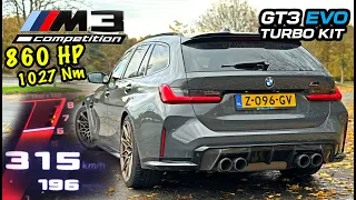 860HP BMW M3 Touring *GT3 TURBOS* // 0-100 100-200 200-300