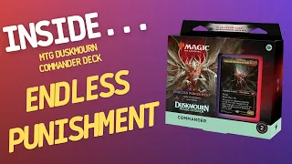 Inside…Magic The Gathering Duskmourn - Endless Punishment Commander Deck (4K 60fps)