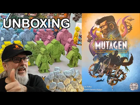 Unboxing Mutagen Deluxe edition plus metal shards & Play Mat | Alexandros Kapidakis | Dranda Games