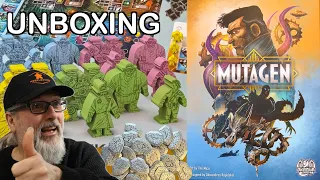 Unboxing Mutagen Deluxe edition plus metal shards & Play Mat | Alexandros Kapidakis | Dranda Games