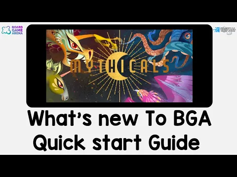 What's new to BGA. Architects of Mythicals - Quick Start Guide on Board Game Arena.